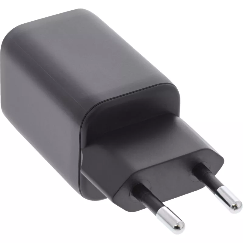 InLine Τροφοδοτικό USB, φορτιστής, USB-A + USB Type-C, 33W, PD + QC