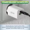 InLine Τροφοδοτικό USB, φορτιστής, USB-A + USB Type-C, 33W, PD + QC