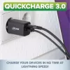 InLine Τροφοδοτικό USB, φορτιστής, USB-A + USB Type-C, 33W, PD + QC