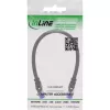 InLine Καλώδιο patch θωρακισμένο, U/FTP, Cat.6A, μαύρο, 0,3m