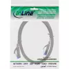InLine Επίπεδο καλώδιο patch, U/FTP, Cat.6A, γκρι, 3m