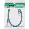 InLine Επίπεδο καλώδιο patch, U/FTP, Cat.6A, πράσινο, 0,5 m