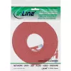 InLine Επίπεδο Patch Καλώδιο, U/FTP, Cat.6A, κόκκινο, 7 m