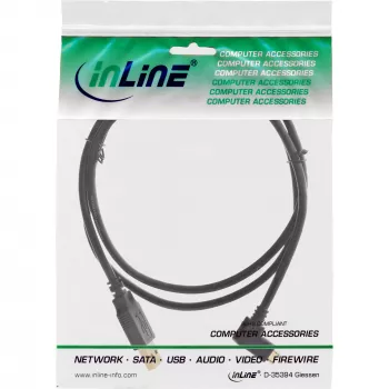 InLine Καλώδιο Micro-USB 2.0 USB Type-A αρσενικό / Micro-B αρσενικό, γωνιακό, μαύρο, 1,5 m