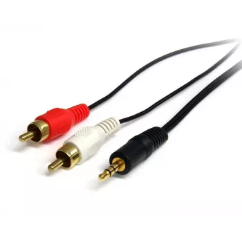 StarTech.com 0,92 m Καλώδιο στερεοφωνικού ήχου – βύσμα jack 3,5 mm σε 2x βύσμα RCA αρσενικό