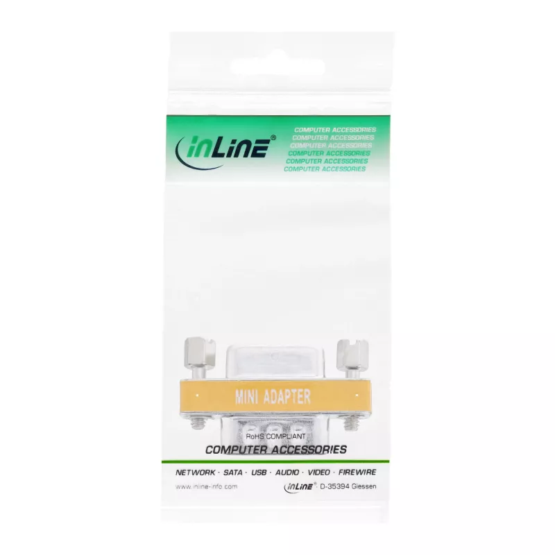 InLine Προσαρμογέας null modem DB9 pin αρσενικό / θηλυκό