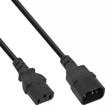 Προέκταση καλωδίου τροφοδοσίας C13 C14 InLine 16635 5m μαύρο