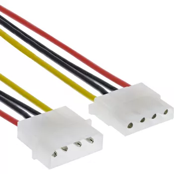 InLine καλώδιο επέκτασης τροφοδοσίας 4-pin αρσενικό/θηλυκό 29650B
