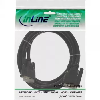 InLine καλώδιο DVI-D 24+1 αρσενικό/αρσενικό Dual Link 5m
