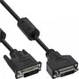 InLine καλώδιο DVI-D 24+1 αρσενικό/θηλυκό, Dual Link, 2 πυρήνες φερρίτη, 5 m