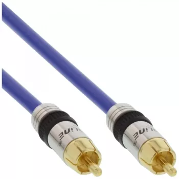 InLine Premium καλώδιο ήχου RCA 1x αρσενικό RCA / αρσενικό επιχρυσωμένο 3m