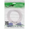 Καλώδιο S-VGA InLine 17718 15 HD γκρι αρσενικό/αρσενικό 5 m