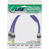 InLine καλώδιο RCA Y Premium 1x θηλυκό RCA / 2x αρσενικό RCA επιχρυσωμένο 0,25m