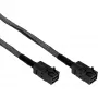 InLine καλώδιο Mini SAS HD SFF-8643 σε SFF-8643 με Sideband 1m