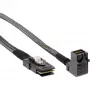 InLine καλώδιο Mini SAS HD SFF-8643 γωνιακό σε SFF-8087 με Sideband 1 m