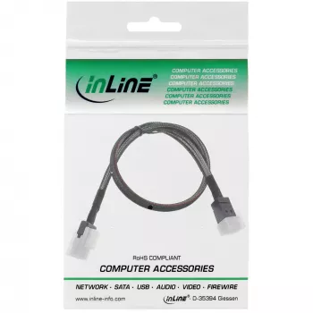 InLine καλώδιο Mini SAS HD SFF-8643 σε SFF-8087 με Sideband 0,5m