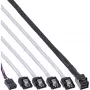 InLine καλώδιο Mini SAS HD SFF-8643 σε 4x SATA + Sideband 1 m