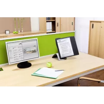 Durable Sherpa Style Table 10 περιστρεφόμενη βάση εγγράφων γραφείου για 10 πάνελ A4