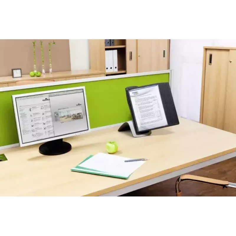 Durable Sherpa Style Table 10 περιστρεφόμενη βάση εγγράφων γραφείου για 10 πάνελ A4