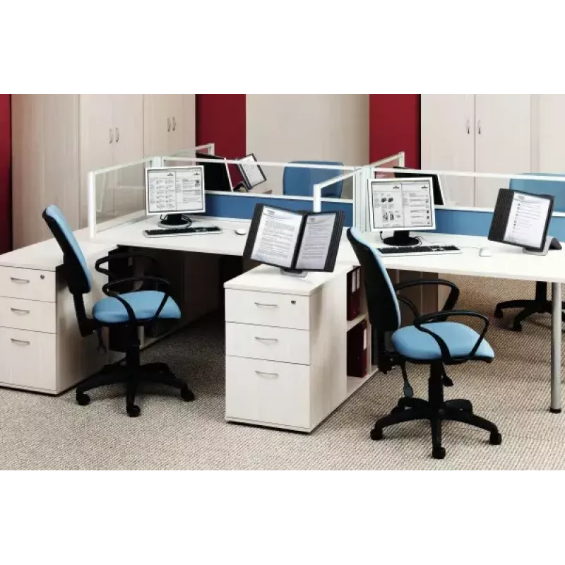Durable Sherpa Style Table 10 περιστρεφόμενη βάση εγγράφων γραφείου για 10 πάνελ A4