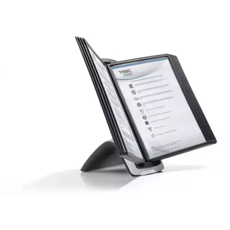 Durable Sherpa Style Table 10 περιστρεφόμενη βάση εγγράφων γραφείου για 10 πάνελ A4
