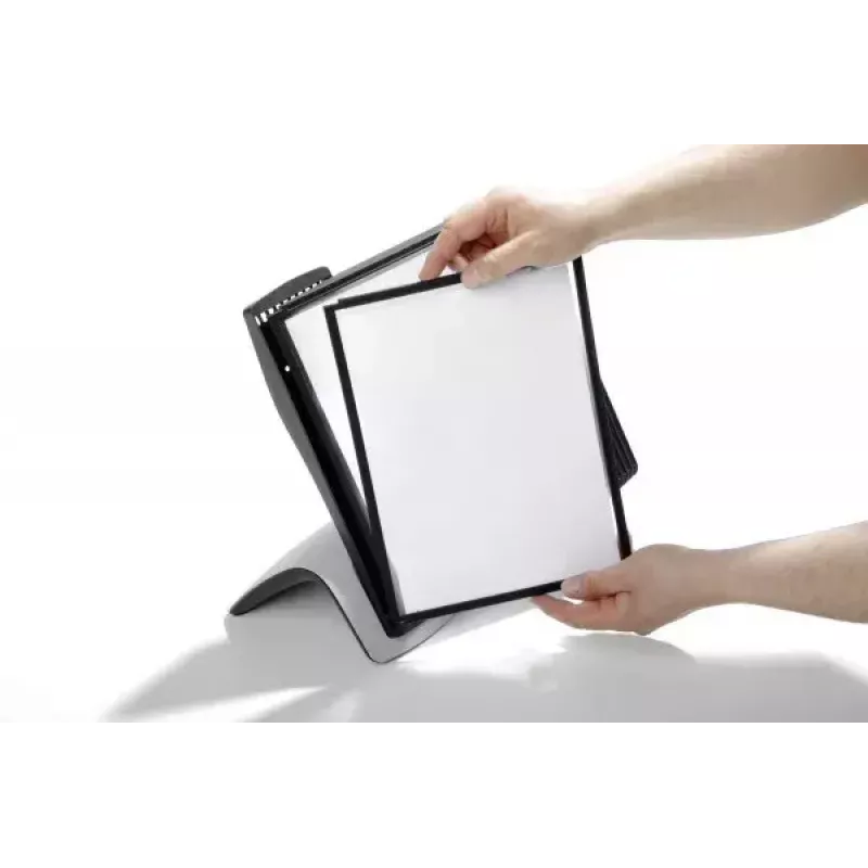 Durable Sherpa Style Table 10 περιστρεφόμενη βάση εγγράφων γραφείου για 10 πάνελ A4
