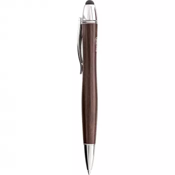 InLine woodpen, stylus touchpad + στυλό, καρύδι/μέταλλο