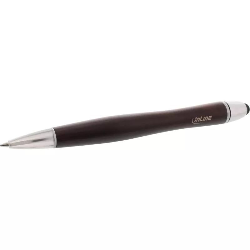 InLine woodpen, stylus touchpad + στυλό, καρύδι/μέταλλο