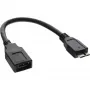 InLine καλώδιο adapter Micro USB 3.0 OTG αρσενικό Micro-B σε θηλυκό USB Type-A 0,15 m