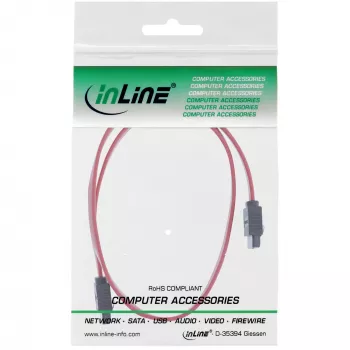 InLine Καλώδιο SATA 6Gb/s με Ασφάλεια, 1 m