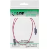 InLine Καλώδιο SATA 6Gb/s με Clips 0,75m