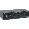 Επιτραπέζιος διακόπτης KVM InLine 62644I 4 θυρών Dual Monitor DP+HDMI 4K USB 3.0 ήχος