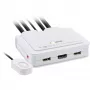 InLine διακόπτης KVM, 2 θυρών, USB-C + HDMI σε HDMI, 4K, με ήχο, ενσωμ. καλώδιο