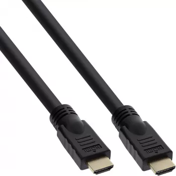 InLine καλώδιο High Speed HDMI με Ethernet Premium 4K2K αρσενικό/αρσενικό μαύρο 10m