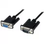 StarTech.com 1m μαύρο καλώδιο σειριακό null modem DB9 RS232 F/M