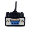 StarTech.com 1m μαύρο καλώδιο σειριακό null modem DB9 RS232 F/M