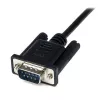 StarTech.com 1m μαύρο καλώδιο σειριακό null modem DB9 RS232 F/M