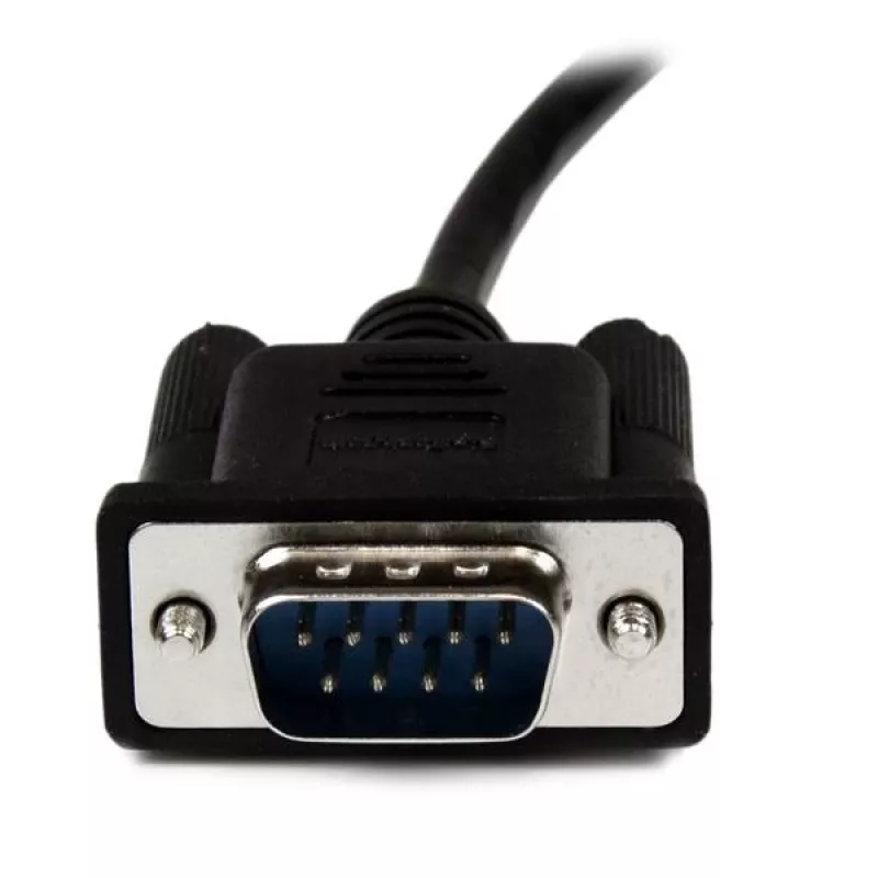 StarTech.com 1m μαύρο καλώδιο σειριακό null modem DB9 RS232 F/M