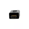 InLine καλώδιο High Speed HDMI με Ethernet, AM/DM, εξαιρετικά επίπεδο μαύρο/χρυσό, 0,3 m