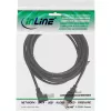 InLine καλώδιο USB 2.0 γωνιακό βύσμα Type A / βύσμα B, μαύρο, 0,3m