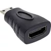 InLine αντάπτορας HDMI, , υποδοχή HDMI A / βύσμα HDMI C, 4K/60Hz, επιχρυσωμένος