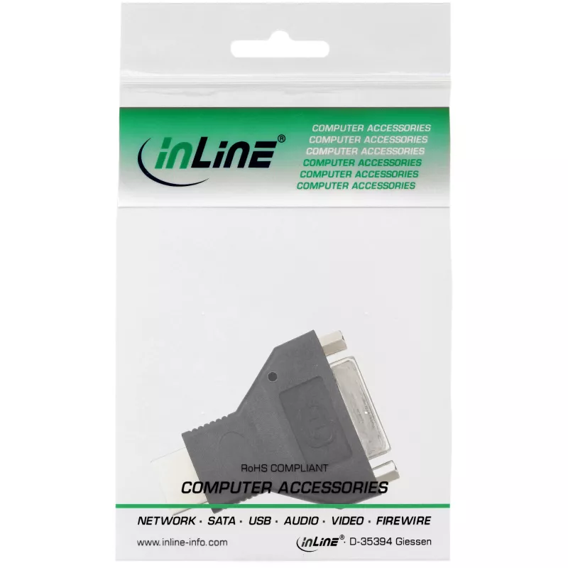 InLine αντάπτορας HDMI σε DVI βύσμα / υποδοχή 17670
