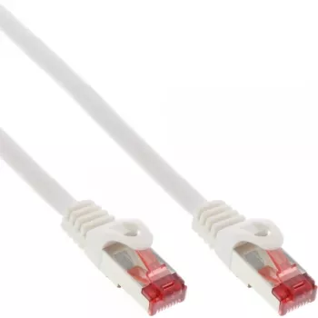 InLine Patch Καλώδιο S/FTP PiMF Cat.6 250MHz PVC Χαλκός Λευκό 50m