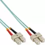 Καλώδιο Οπτικών Ινών Duplex SC/SC InLine 83510O 10m OM3 50/125µm