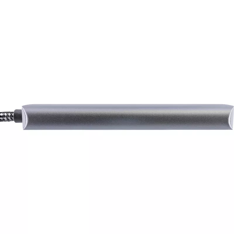 InLine Hub USB 3.2, USB-C σε 4x USB A 10 Gb/s, Αλουμίνιο, γκρι