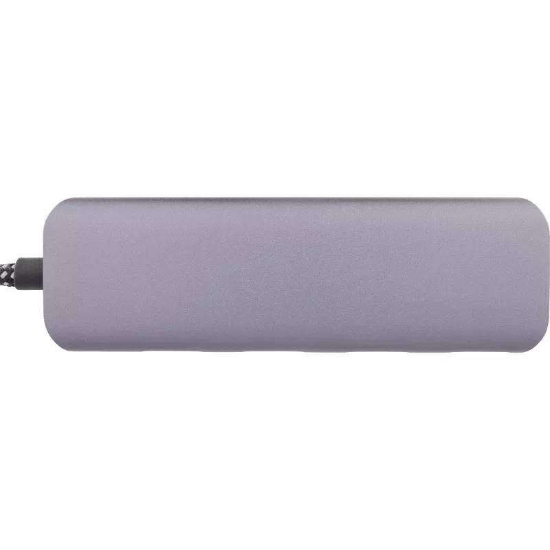 InLine Hub USB 3.2, USB-C σε 4x USB A 10 Gb/s, Αλουμίνιο, γκρι