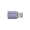 InLine Προσαρμογέας USB4 Βύσμα/Υποδοχή USB-C Αλουμίνιο γκρι 35900A