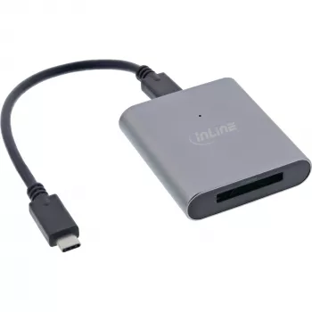 InLine Αναγνώστης Καρτών USB 3.2 USB-C ή USB-A, για κάρτες CFexpress Type B