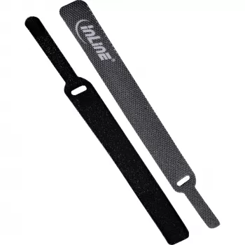 Δεματικά καλώδίων Velcro InLine 12×150 mm, 10 τεμ., μαύρα