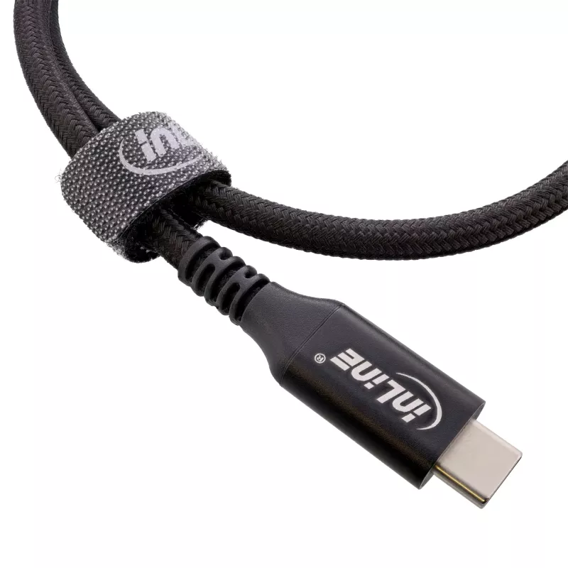 Δεματικά καλώδίων Velcro InLine 12×150 mm, 10 τεμ., μαύρα